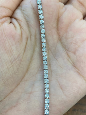 4.42CT LAB 7 INCHES TENNIS BRACELET