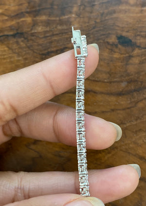 9CT Lab 7 inches Tennis Bracelet