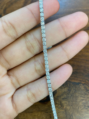 3.92ct LAB 7 INCHES TENNIS BRACELET