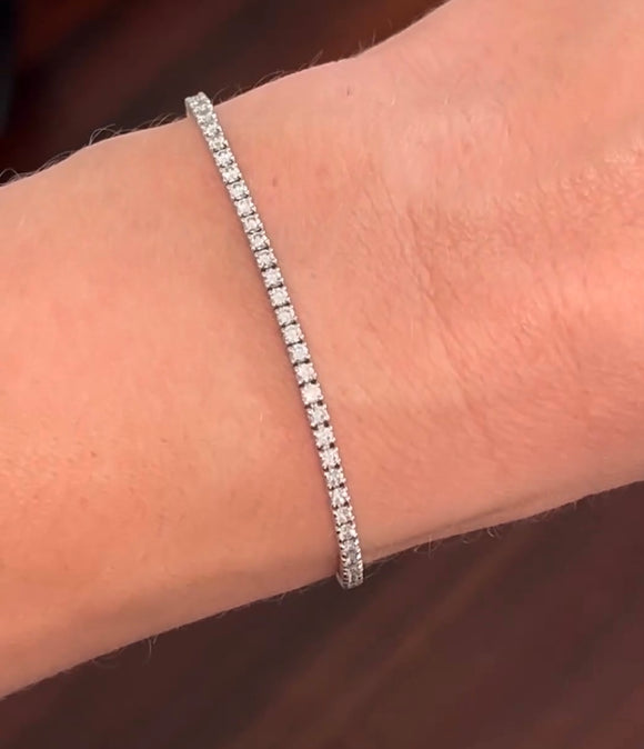 2.05CT Lab Diamond Tennis Bracelet