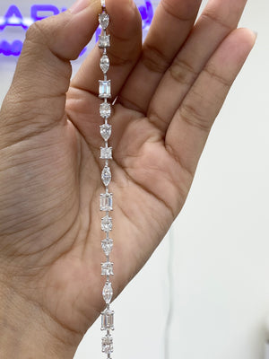 7.61 CT LAB TENNIS BRACELET