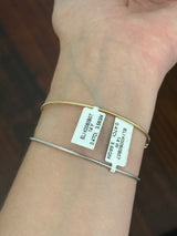 Natural diamond flex bracelets