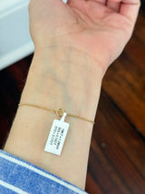 Heart chain bracelets with baguette and round diamonds available in yellow and white gold