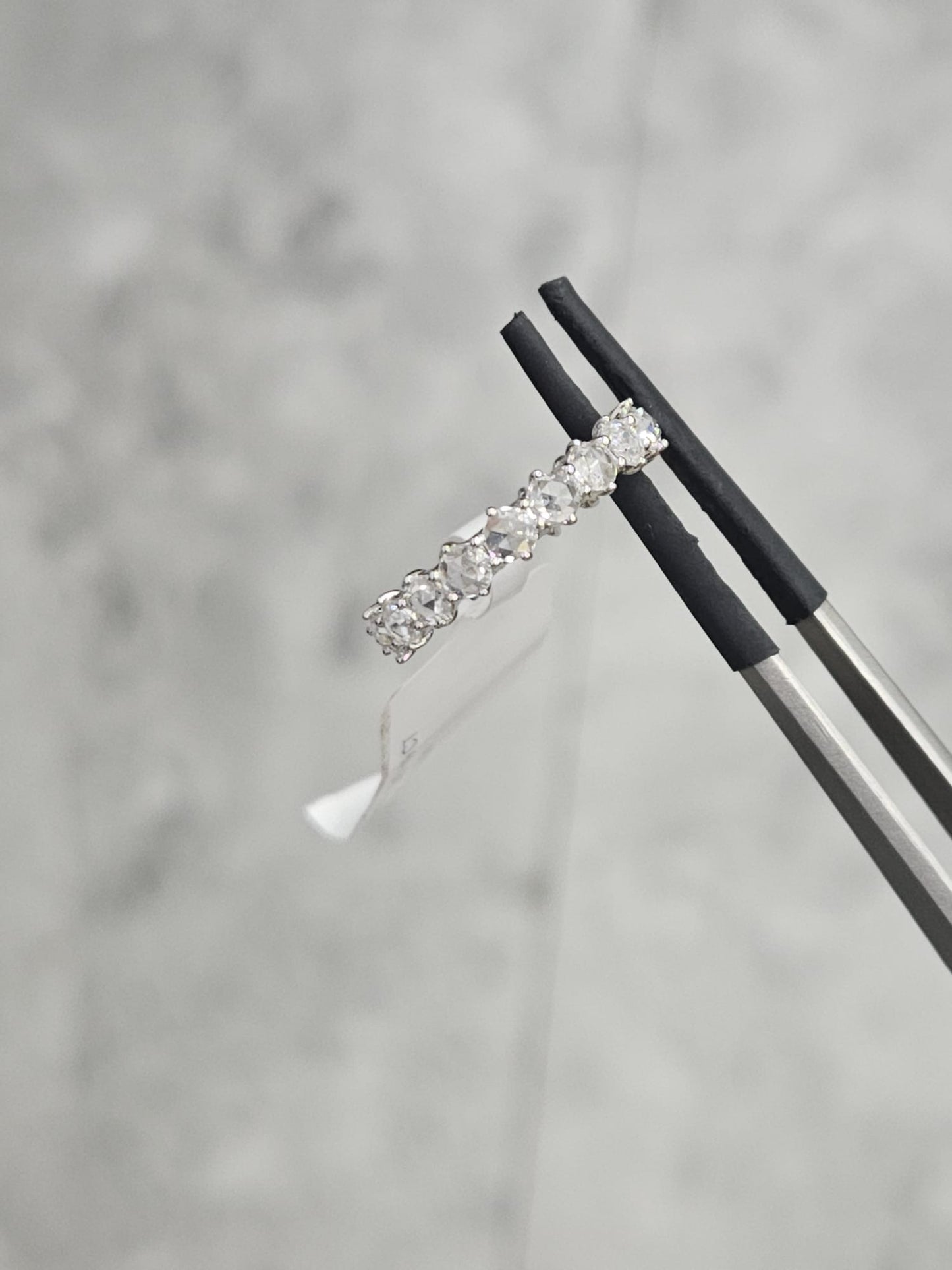 1.243 ct Natural Rose Cut Diamond Eternity Band