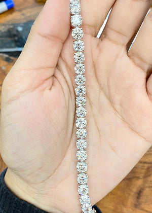 21.26 CT Lab 7 inches Tennis Bracelet