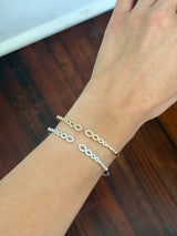 Natural diamond flex bracelets