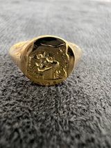 18K Yellow Gold Pomeranian Dog ring