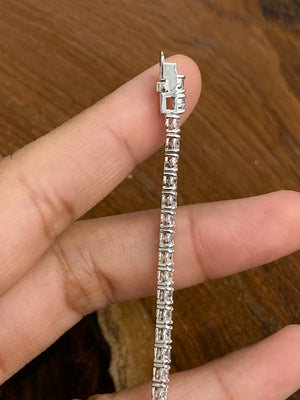 5.71 CT Lab 6.75 Inches Tennis Bracelet