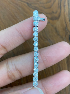 7.79 CT Lab 7 inches Tennis Bracelet