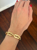 13.4g yellow gold chain bracelet