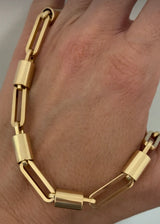 25.9g yellow gold chain necklace