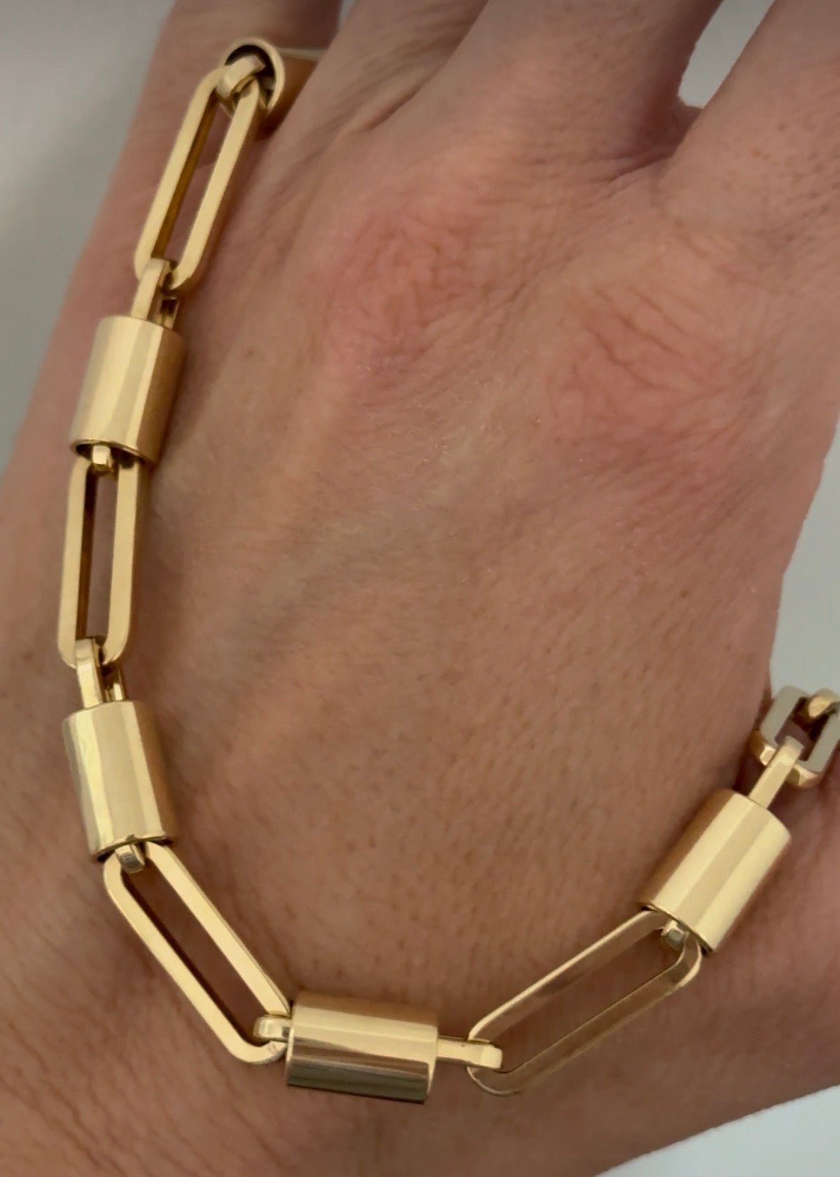 25.9g yellow gold chain necklace
