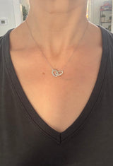 Natural diamond necklaces available in white and yellow gold