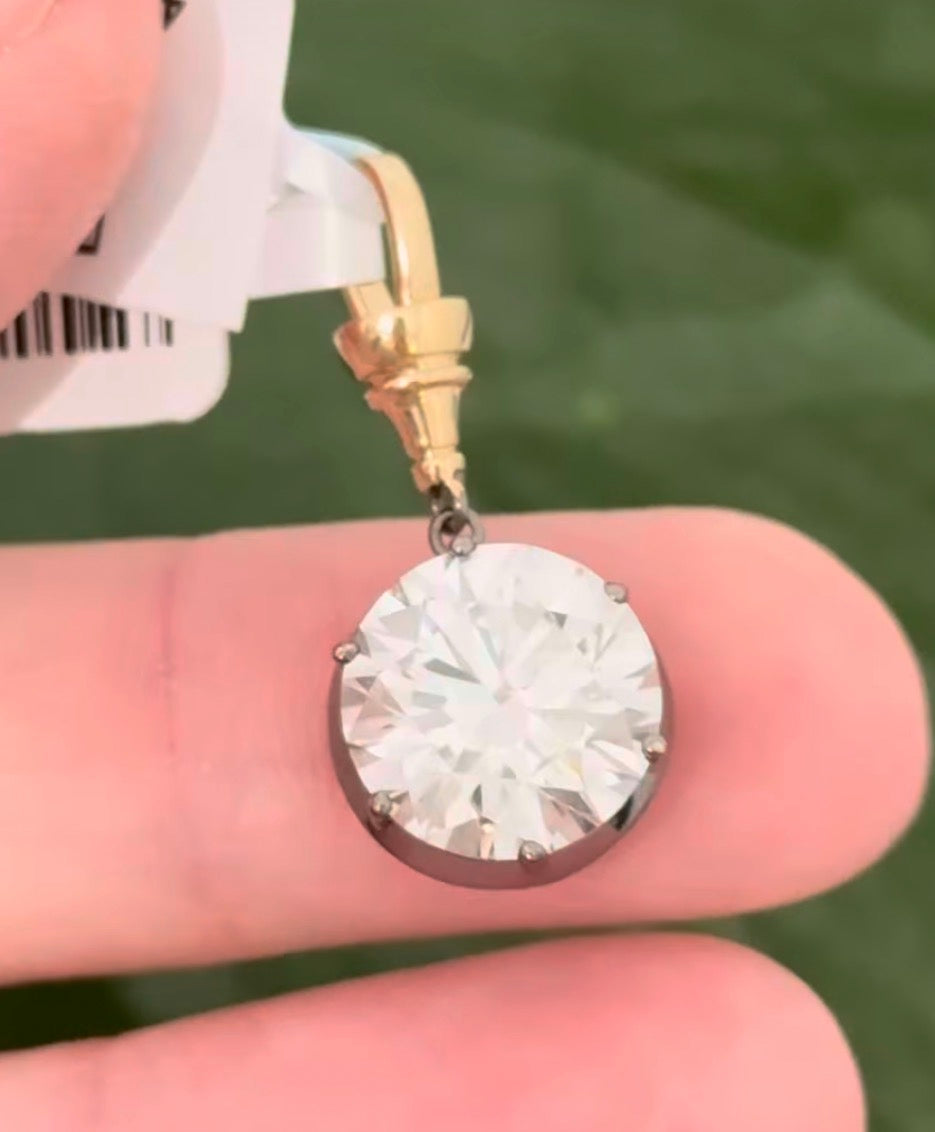 IGI certified 4.82ct lab diamond pendant