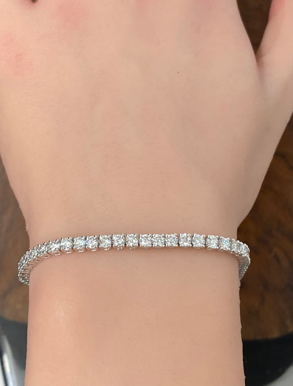 5.44 CT Lab 7 inches Tennis Bracelet