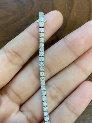 4.42CT LAB 7 INCHES TENNIS BRACELET