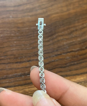 6.06 CT LAB 7 INCHES TENNIS BRACELET