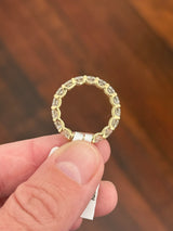 IGI certified 4.3ct lab diamond eternity band