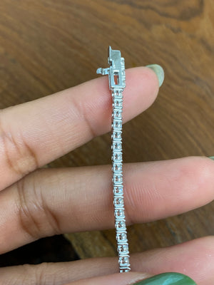 3.89 CT Lab 7 inches Tennis Bracelet