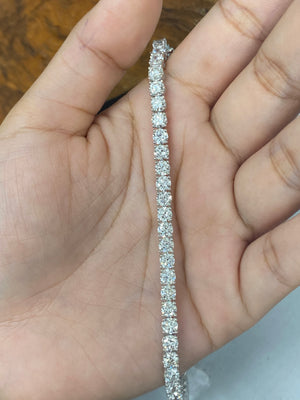 9.95ct Lab 7.25inches Tennis Bracelet