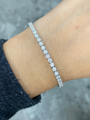 5.43 CT Lab 7 inches Tennis Bracelet