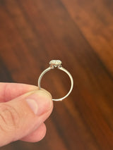 White gold 1.99ct marquise lab diamond ring