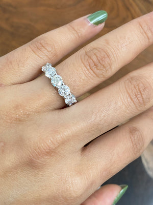 6.42 cttw Lab 6 inches Eternity Band