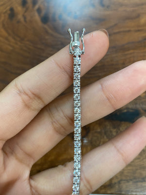 4.05 CT Lab 6.5 inches Tennis Bracelet