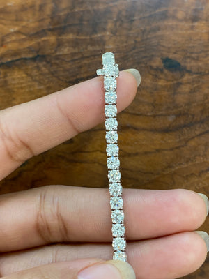 9CT Lab 7 inches Tennis Bracelet