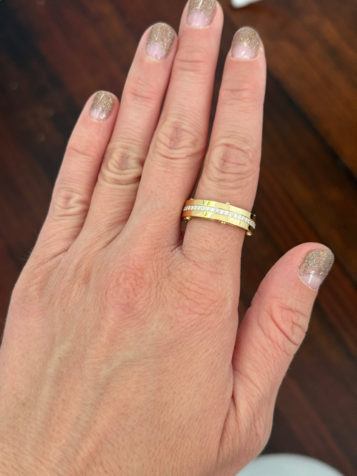 Men’s size 10 0.62ct lab diamond band