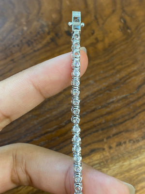 7.42 CT LAB 7 INCHES TENNIS BRACELET