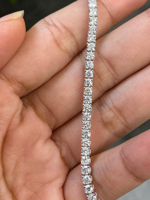 4.98 CT LAB 7 INCHES TENNIS BRACELET