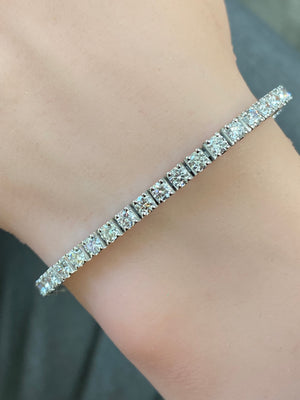 6.13 CT LAB 7 INCHES TENNIS BRACELET