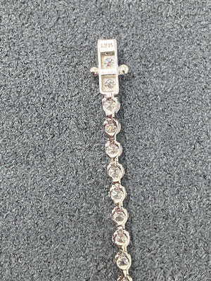 3.78CT Lab 3 prongs 7 inches Tennis Bracelet