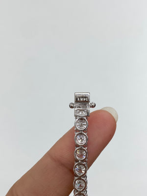 15.21 CT LAB TENNIS BRACELET