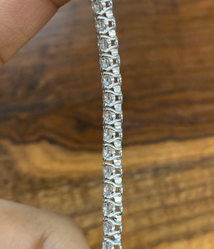 7.36 CT LAB 7 INCHES TENNIS BRACELET