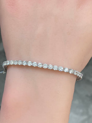 7.36 CT LAB 7 INCHES TENNIS BRACELET