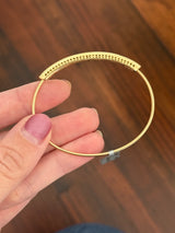 Lab diamond flex bracelets