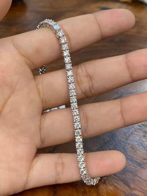 5.44 CT Lab 7 inches Tennis Bracelet