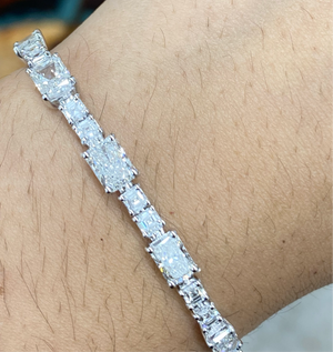 6.57 CT Lab Tennis Bracelet