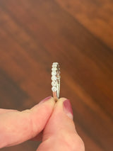 White gold 1.2ct lab diamond band