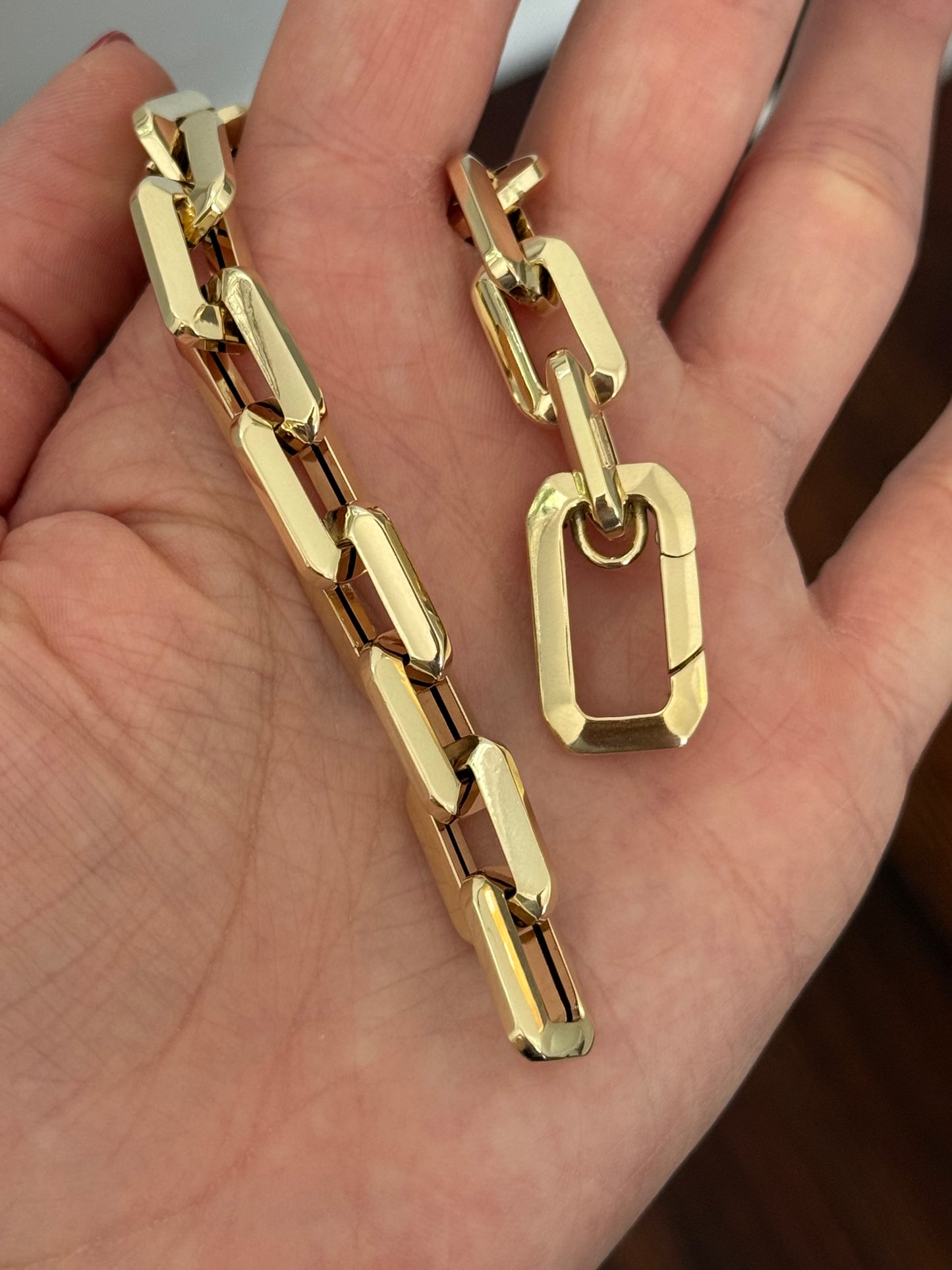 16g yellow gold chain bracelet