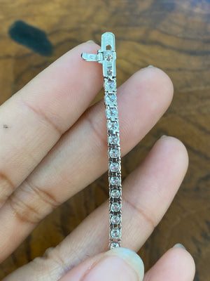 5.38 CT Lab 7 Inches Tennis Bracelet