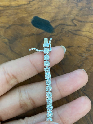 7.0 CT Lab 6.5 Inches Tennis Bracelet