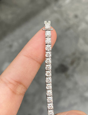 5.65 CT LAB 7 INCHES TENNIS BRACELET