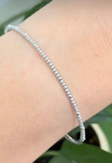 Natural diamond flex bracelet