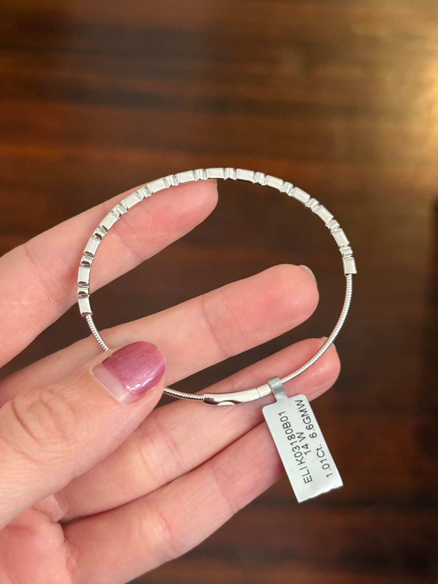 1.01ct lab diamond flex bracelets