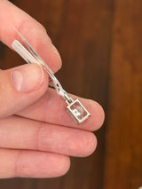 IGI certified cushion and round lab diamond pendant