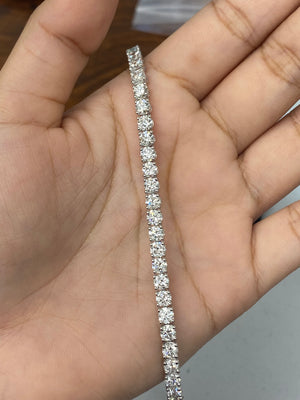 9.27 CT Lab 7.25 inches Tennis Bracelet