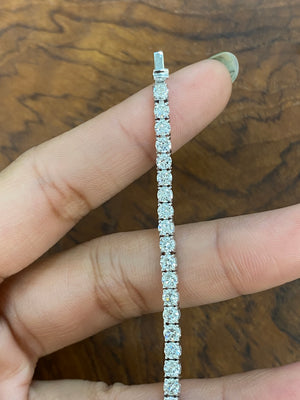 5.43 CT Lab 7 inches Tennis Bracelet